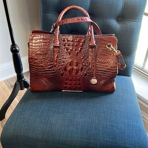 Brahmin pecan large satchel. Mint condition!